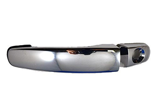 PT Auto Warehouse GM-3373M-FL - Outside Exterior Outer Door Handle, Chrome - Driver Side Front