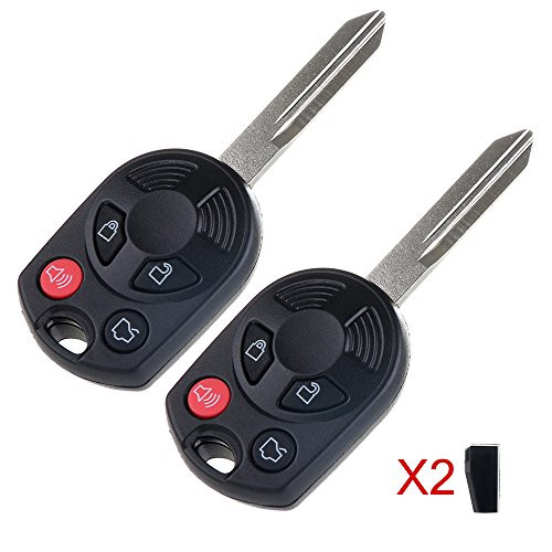 SCITOO Compatible with Keyless Entry Car Key Fob Replacement Remote Control fit Ford OUCD6000022 (2X New)