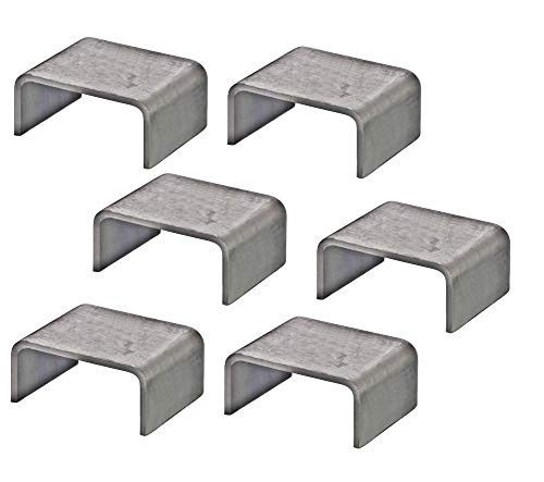 Heavy Duty Weld On 2x4 Steel Stake Pockets for Trailer & Truck (6)