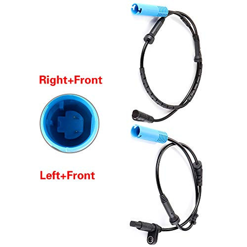 SCITOO 2 pcs Front Rear Left Right ABS Wheel Speed Sensors Fit for 2002 2003 2004 2005 2006 2007 2008 Mini Cooper ALS2383 ALS2561