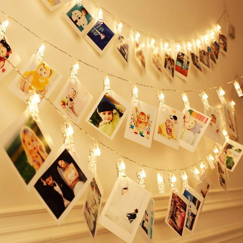 40 LED Photo Clip String Lights Battery Powered Fairy Twinkle Lights, Wedding Party Christmas Home Decor Lights for Hanging Photos, Cards and Artwork (16Ft,Warm White) 40 LED Photo Clip String Lights Battery Powered Fairy Twinkle Lights, Wedding Party Christmas Home Decor Lights for Hanging Photos, Cards and Artwork (16Ft,Warm White)