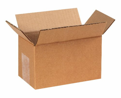 Aviditi 744 Corrugated Box, 7" Length x 4" Width x 4" Height, Kraft (Bundle of 25)