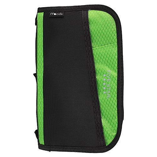 Five Star 3 Ring Binder Multi-Pocket Pencil Pouch - Lime Green (50162)