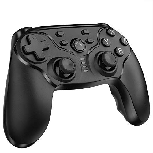 Lilyhood Wireless Game Controller for Nintendo Switch, Support Version 6.2.0's Joystick, Bluetooth Pro Controller Gaming Gamepad, Gamepad With Gyro Axis Dual Shock