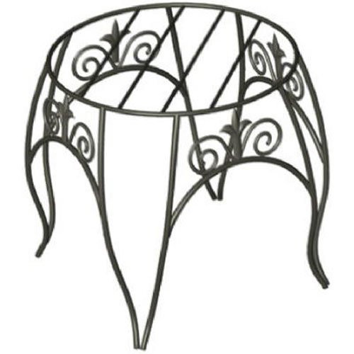 Panacea 89174 Classic Finial Plant Stand, Black, 10-Inch Height