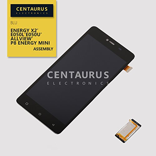 LCD Touch for BLU Energy X2 E050L E050U / Allview P8 Energy Mini 5.0 inch LCD Display Touch Screen Digitizer Glass Assembly Full Replacement Part (Black)