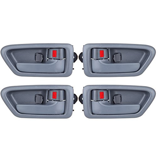ECCPP Door Handles Interior Inner Inside Front Rear Right Left Side for 1997 1998 1999 2000 2001 Toyota Camry Gray(4pcs)