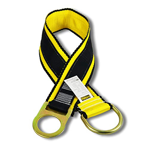 KwikSafety (Charlotte, NC) GIBBON GRIP 3 ft Anchor Choker Cross Arm Strap Fall Arrest ANSI Pass Thru Tie Off Safety Sling Anchorage Connector Fall Protection Harness Lanyard SRL Construction PPE Kit