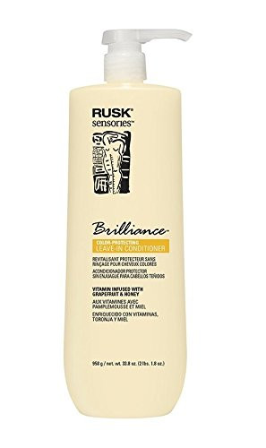RUSK Sensories Brilliance Grapefruit and Honey Color Protecting Leave-in Conditioner, 33.8 fl. oz.