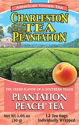 American Classic Pyramid Teabags, Plantation Peach, 12 Count