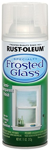 Rust-Oleum 1903830-6 PK Specialty Glass 1903830 Spray Paint 11 oz, Frosted, 6-Pack,