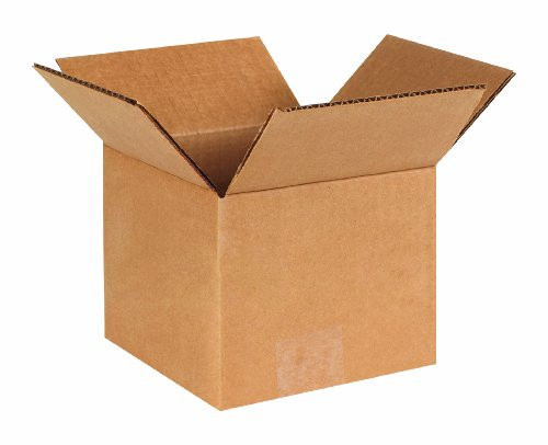 Aviditi 665 Corrugated Box, 6" Length x 6" Width x 5" Height, Kraft (Bundle of 25)
