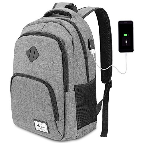 Laptop Backpack,Computer Backpack for Laptops Travel Laptop Backpack with USB Charging Port Business Backpack for Men & Women Water Resistant fits 15.6 inch Laptop/Notebook