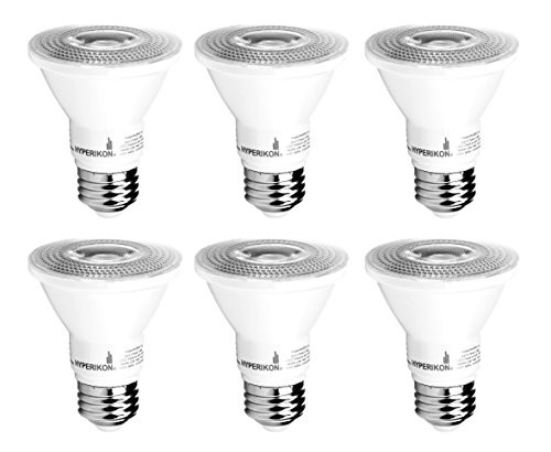 Hyperikon PAR20 LED Bulb Dimmable 8W (50W Equivalent), 3000K Soft White, Spot Light Bulb E26, 6 Pack