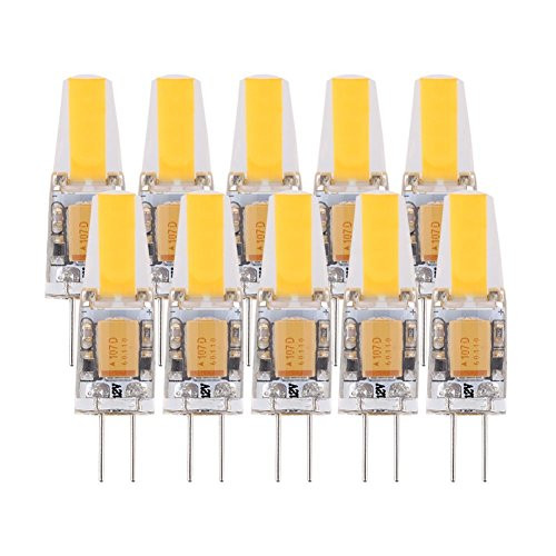 (Pack of 10) Ashialight 12-Volt G4 LED Light Bulb 20-Watt G4 Bulb Daylight JC Type Replaces G4 Bi-pin Base Halogen Bulb (Pack of 10) Ashialight 12-Volt G4 LED Light Bulb 20-Watt G4 Bulb Daylight JC Type Replaces G4 Bi-pin Base Halogen Bulb