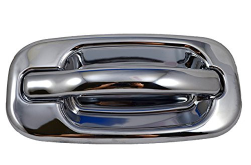 PT Auto Warehouse GM-3523M-FRK - Outside Exterior Outer Door Handle, Chrome - without Keyhole, Passenger Side Front