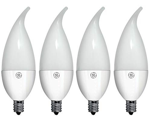 GE Lighting Decorative Soft White LED 6.5-watt (60-watt Replacement), 500-Lumen Bent Tip Light Bulb with Candelabra Base, 4-Pack GE Lighting Decorative Soft White LED 6.5-watt (60-watt Replacement), 500-Lumen Bent Tip Light Bulb with Candelabra Base, 4-Pack