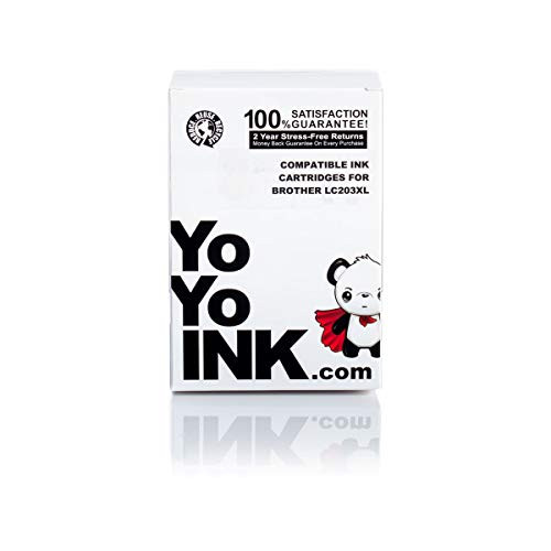 YoYoInk Compatible Printer Ink Cartridge Replacement for Brother LC-203 LC203 XL 203XL High Yield (4 Black, 2 Cyan, 2 Magenta, 2 Yellow; 10 Pack)