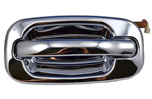 PT Auto Warehouse GM-3523M-RL - Outside Exterior Outer Door Handle, Chrome - Driver Side Rear