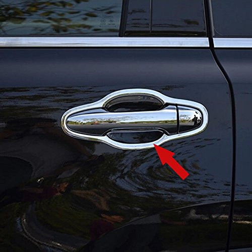 Beautost Fit For Toyota Highlander 2014 2015 2016 2017 2018 2019 Chrome Door Bowl Handle Cover Trims