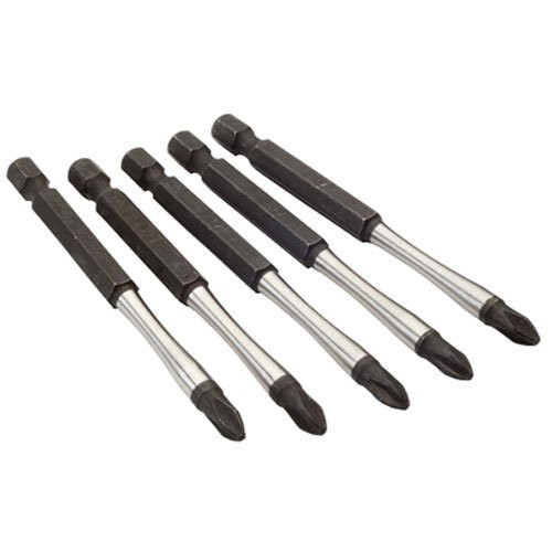 MILWAUKEE ELECTRIC TOOL 48-32-4564 Shockwave 3-1/2' Power Bit Phillips #2 5 Pack