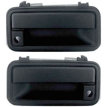 Diften 129-C1899-X01 - New Door Handles Set of 2 Left & Right Side Front Outer Exterior Outside Pair