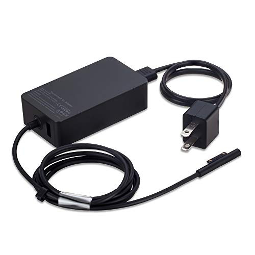 44W 15V 2.58A Power Adapter Charger for Microsoft Surface Laptop Surface Pro 6 Pro 5 (2017) Pro 4 Pro 3 Surface Laptop 1 Laptop 2 Surface Go Surface Book with Wall Plug and 6ft Power Cord