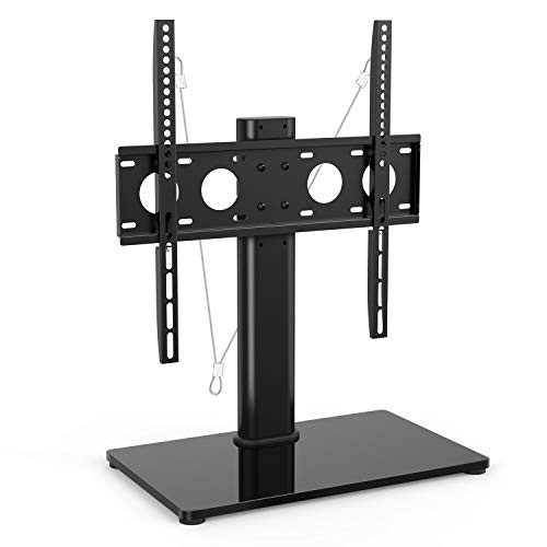 PERLESMITH TV Base Table Top TV Stand for 32-47 InchTVs Holds up to 88lbs and Max VESA 400x400mm