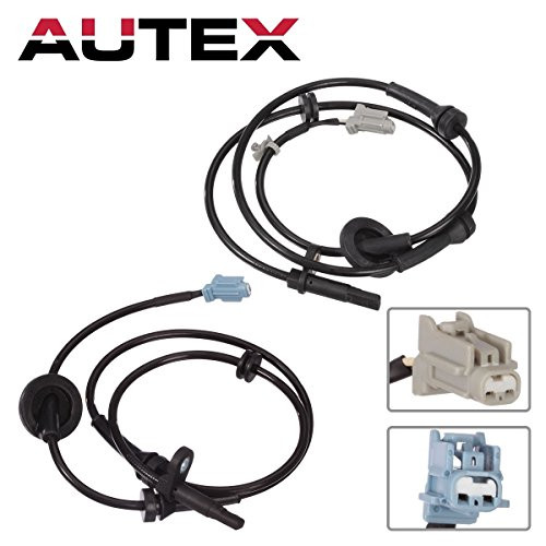 AUTEX 2PCS ABS Wheel Speed Sensor Front Left & Right ALS286 ALS290 47911-CA000 47910-CA000 compatible with Nissan Murano 2004 2005 2006 2007 2008 3.5L/Replacement for Nissan Murano 04 05 06-08 3.5L
