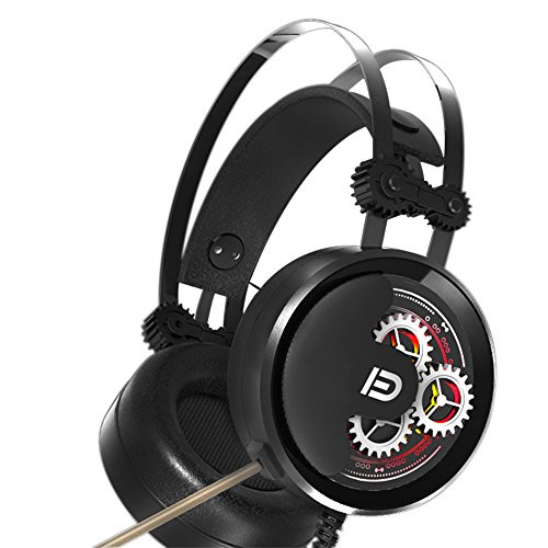 Gaming Headset, FD X9 Computer Game USB Over Ear Headphones with MIC, 7.1 Surrounding Stereo, Noise Reduction, Volume Control and LED Breathe Light for Computer, PC, Laptop, Mac (Black) Gaming Headset, FD X9 Computer Game USB Over Ear Headphones with MIC, 7.1 Surrounding Stereo, Noise Reduction, Volume Control and LED Breathe Light for Computer, PC, Laptop, Mac (Black)