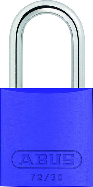 ABUS 72/30 KD Safety Lockout Aluminum Keyed Different Padlock, Purple
