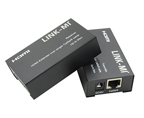 Link-MI E50 50m HDMI Extender Over Single Cat5e/6 Cable