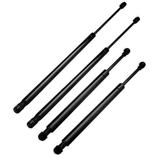 ECCPP Lift Supports Front Hood and Rear Window Struts Gas Springs Shocks for 2004 2005 2006 2007 2008 2009 2010 Volkswagen Touareg Compatible with 6617 PM3075 Strut Set of 4
