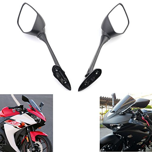 MZS Mirrors Motorcycle Rear View for Yamaha YZF-R3 YZF-R25 YZF R25 RH07J RG10J 2014 2015 2016 2017 2018