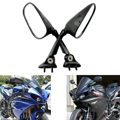 MZS Motorcycle Mirrors Rear View compatible Yamaha YZF R1 YZF-R1 RN23 RN24J 2009 2010 2011 2012 2013 2014