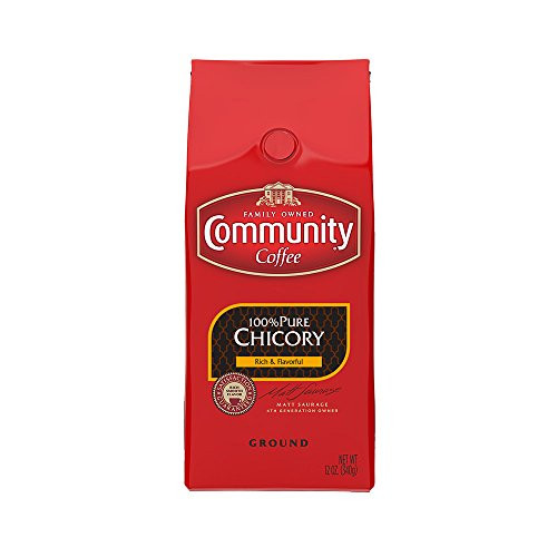 Community Coffee 100% Pure Chicory Medium Roast Premium Ground 12 Oz Bag (6 Pack), Rich Flavorful Taste Naturally Decaf Community Coffee 100% Pure Chicory Medium Roast Premium Ground 12 Oz Bag (6 Pack), Rich Flavorful Taste Naturally Decaf