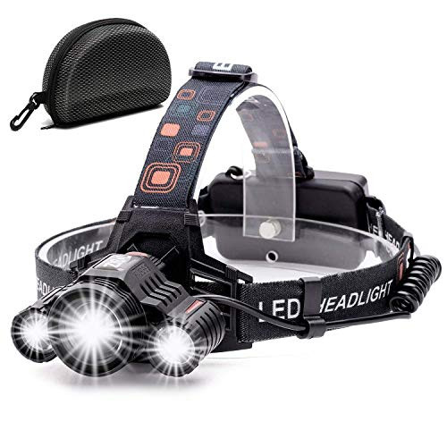 Headlamp,Cobiz Brightest High 6000 Lumen LED Work Headlight,18650 USB Rechargeable Waterproof Flashlight with Zoomable Work Light,Head Lights for Camping,Hiking, Outdoors Headlamp,Cobiz Brightest High 6000 Lumen LED Work Headlight,18650 USB Rechargeable Waterproof Flashlight with Zoomable Work Light,Head Lights for Camping,Hiking, Outdoors