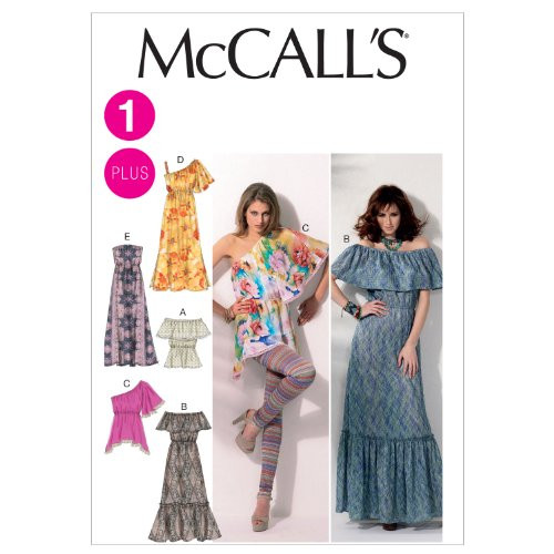 McCall's Pattern 6558 Misses Pullover Tops and Dresses with Variations Sizes 8-10-12-14-16 McCall's Pattern 6558 Misses Pullover Tops and Dresses with Variations Sizes 8-10-12-14-16