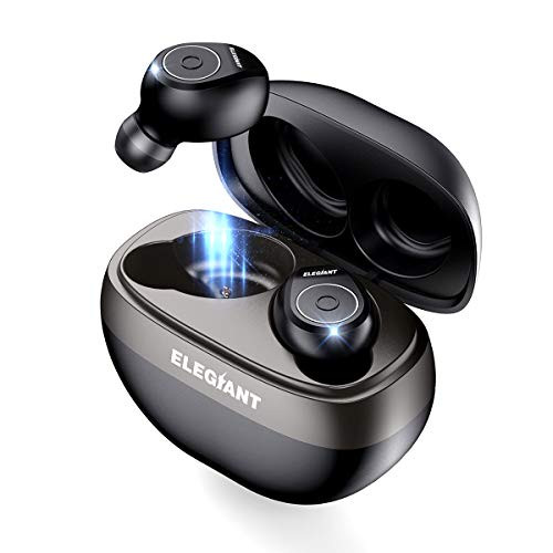 True Wireless Earbuds, ELEGIANT Bluetooth 5.0 TWS Headphones Earbuds with 35H Playtime 3D Stereo Sound, True Wireless Earbuds Auto Pairing Wireless Earphones Bluetooth Headset with Charging Case True Wireless Earbuds, ELEGIANT Bluetooth 5.0 TWS Headphones Earbuds with 35H Playtime 3D Stereo Sound, True Wireless Earbuds Auto Pairing Wireless Earphones Bluetooth Headset with Charging Case