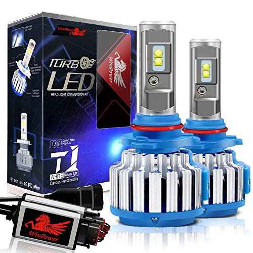 Win Power 9005 LED Headlight Bulbs Conversion Kit HB3 CREE 70W 7200LM 6000K Cool White High Beam LED Replacement Bulbs-2 Yr Warranty