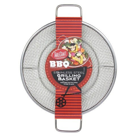 TableCraft BBQ Round Grilling Basket WLM