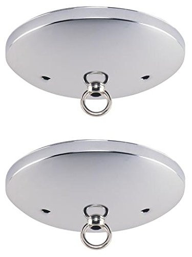 Westinghouse 7003300 Brushed Nickel Finish Ceiling Canopy Kit (2 Pack)