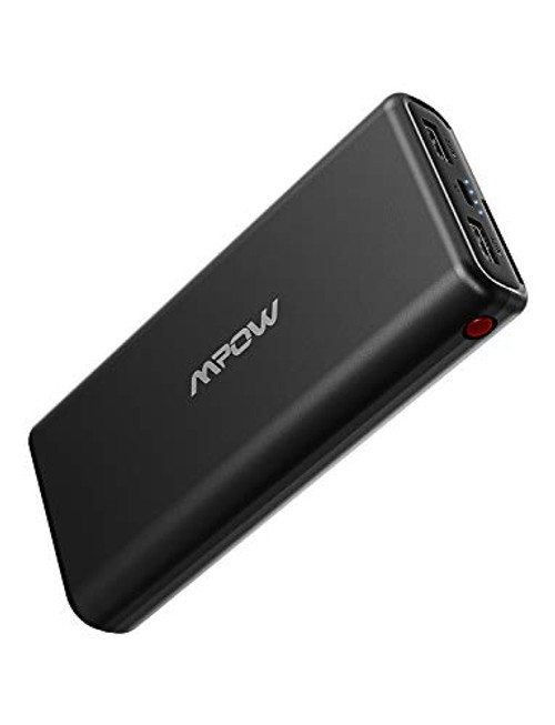Portable Charger Mpow 20000mAh Power Bank - Dual USB Output and High-Speed Charging, Portable External Battery Compatible with iPhone, iPad, Samsung Galaxy, Android Smartphones, Tablet and More