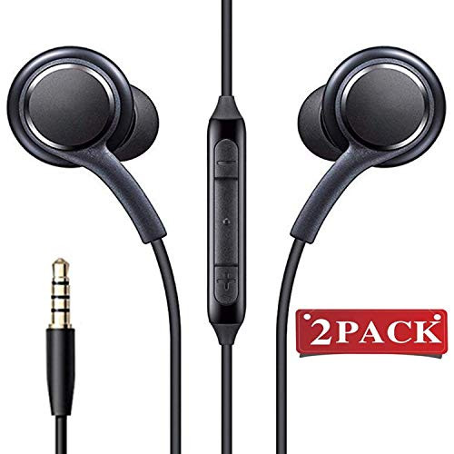 3.5mm Earbuds/Headphones/Earphones with Microphone Noise Isolating, in-Ear Wired Earbuds,Compatible with All 3.5mm Devices (White)