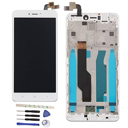 LCD Display Touch Screen Digitizer Assembly Replacemnt with Frame for Xiaomi Hongmi Redmi Note 4 Global Version Qualcomm Snapdragon 625 / Redmi Note 4X White