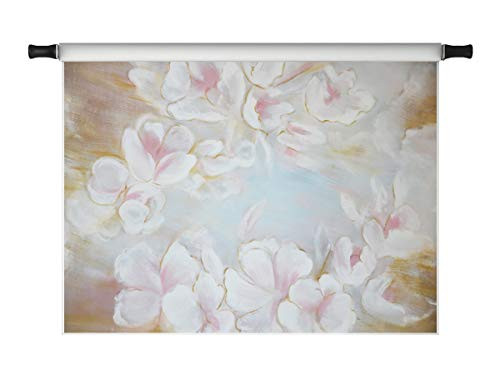 Kate 7x5ft Floral Photo Backdrops Painting Microfiber Pink White Flowers Photography Backdrops Portrait Photo Studio Props
