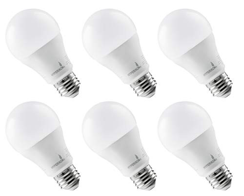 Hyperikon LED Light Bulb, 100 Watt (14W), A19 LED Bulb, 4000K Daylight, Non Dimmable, E26