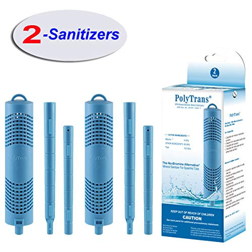 POLYTRANS Spa Hot Tub Filter Mineral Sanitizer Stick for Spas and Hot Tubs(2-Sanitizers) POLYTRANS Spa Hot Tub Filter Mineral Sanitizer Stick for Spas and Hot Tubs(2-Sanitizers)