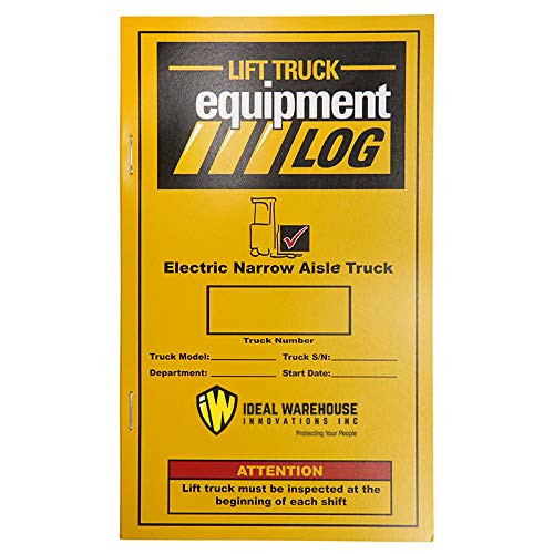 Replacement Lift Truck Log Book for Electric Narrow Aisle