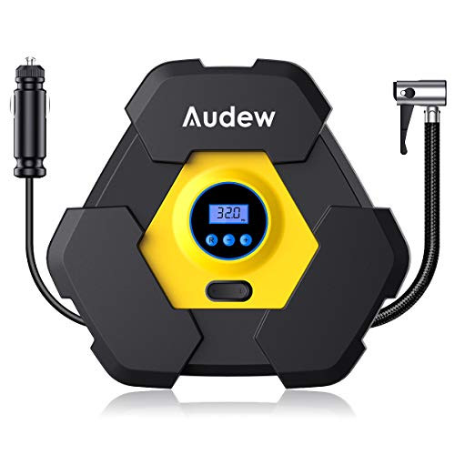 Audew Portable Air Compressor Pump, 12V Digital Tire Inflator, 150 PSI Tire Pump for Car, Truck, Bicycle and Other Inflatables Audew Portable Air Compressor Pump, 12V Digital Tire Inflator, 150 PSI Tire Pump for Car, Truck, Bicycle and Other Inflatables